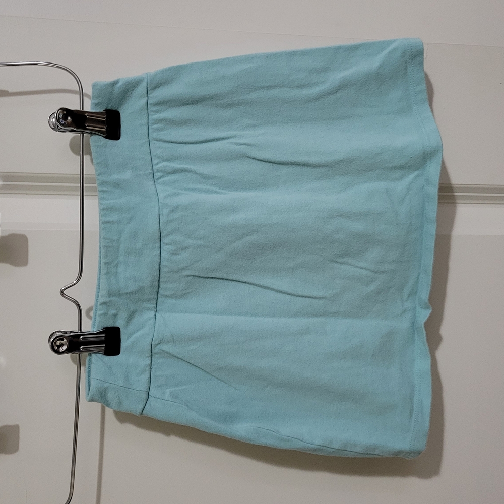 Light Blue Mini Skirt